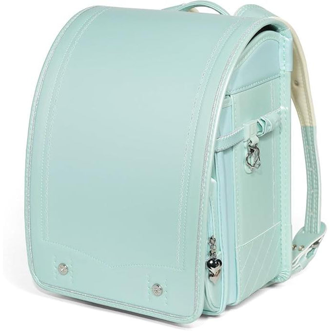 Mochila Escolar Randoseru Japonesa Amant Romantic Flower / Little Ribbon para Niñas – Acabado Perla, 15L, Ultra Ligera