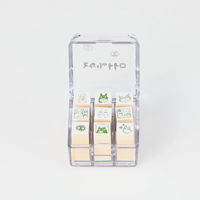 Studio Ghibli My Neighbor Totoro – 9 Mini Check Stamps Set with Case