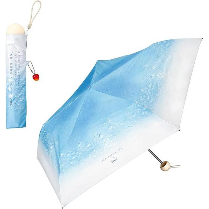 Parasol Traveling Cafe x Wpc. Cream Soda Parasol Mini Green – Stylish & Lightweight UV Umbrella