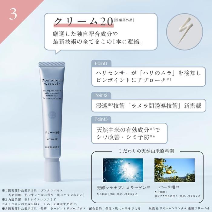 BESTSELLER! Domohorn Wrinkle Essential 4 Basic Set -Anti-Aging Skincare Set (No Alcohol)