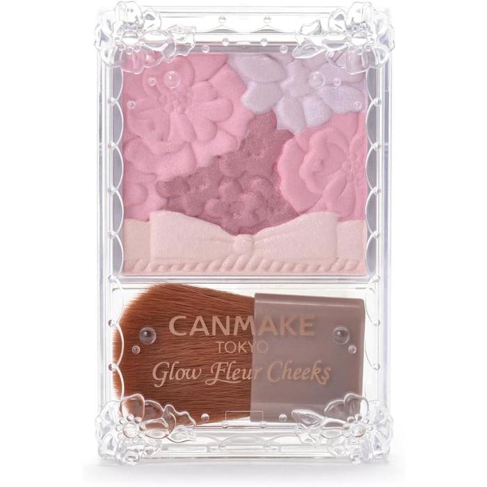 CANMAKE Glow Fleur Cheeks – Luminous Powder Blush Palette
