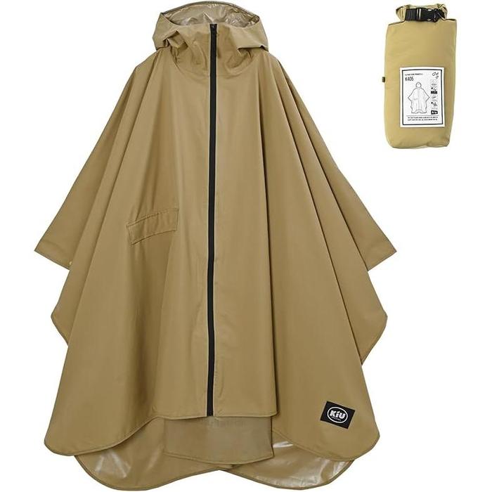 KiU Daily Rain Poncho – Stylish & Reliable Protection for Any Rainy Day For Commuting, Cycling, or Everyday Use – Durable, Lightweight, and Waterproof