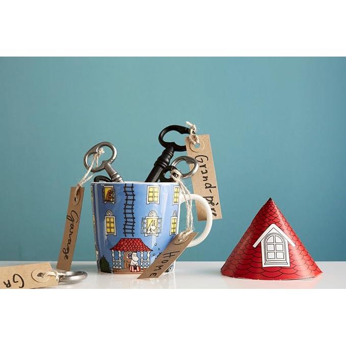 Moomin House Mug – Porcelain, 300 ml, Heat Resistant, Microwave & Dishwasher Safe