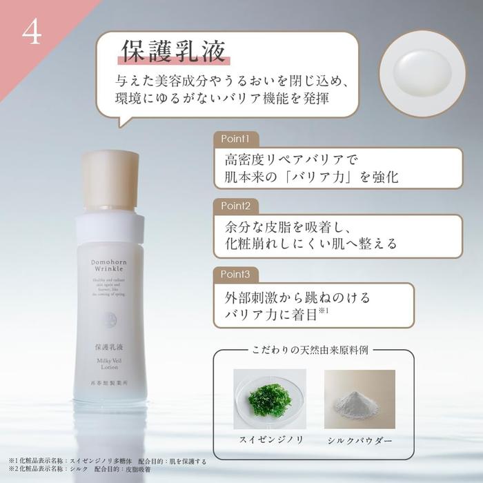 BESTSELLER! Domohorn Wrinkle Essential 4 Basic Set -Anti-Aging Skincare Set (No Alcohol)
