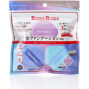 ROSY ROSA Multi Foundation Puff 3P – 3 Farben mit weichem Etui