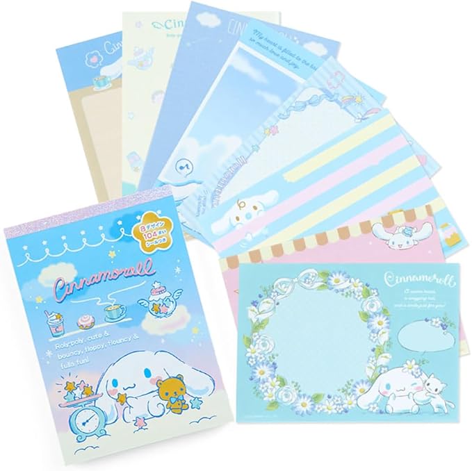 [CHARACTER OPTIONS] Sanrio Characters Memo Pad – Cute Japanese Stationery, 8 Designs, With Stickers