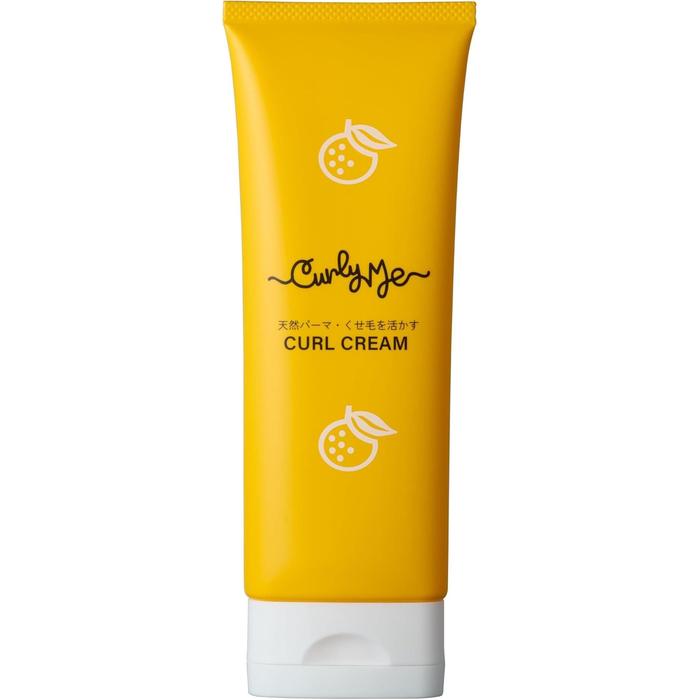 Curly Me Curl Cream – Yuzu Scented Hair Cream for Curly Hair 100g [Alcohol-free]