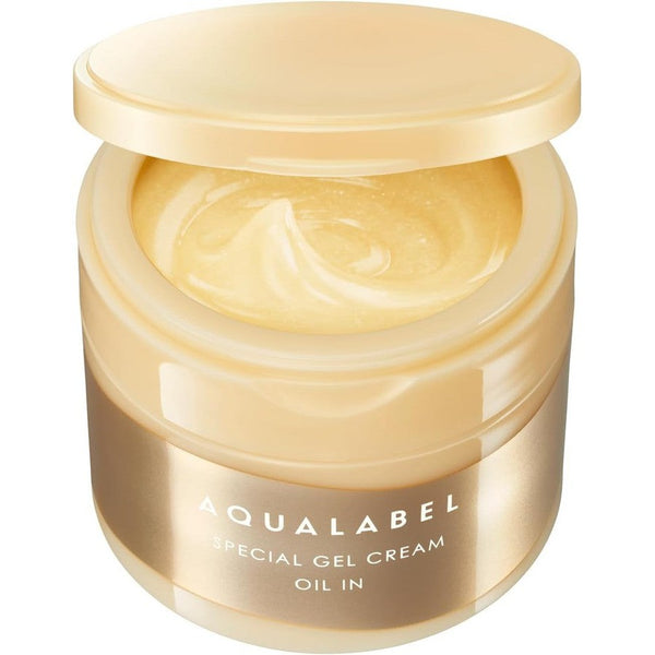 Aqua Label Special Gel Cream EX (Oil-In) All-In-One Gel for Aging Care with Retinyl Palmitate 90g [With Alcohol]