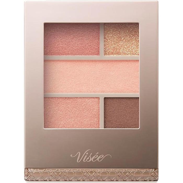 Visee Double Mood Eyes 4.8g – Dual-Finish 5-Color Eyeshadow Palette