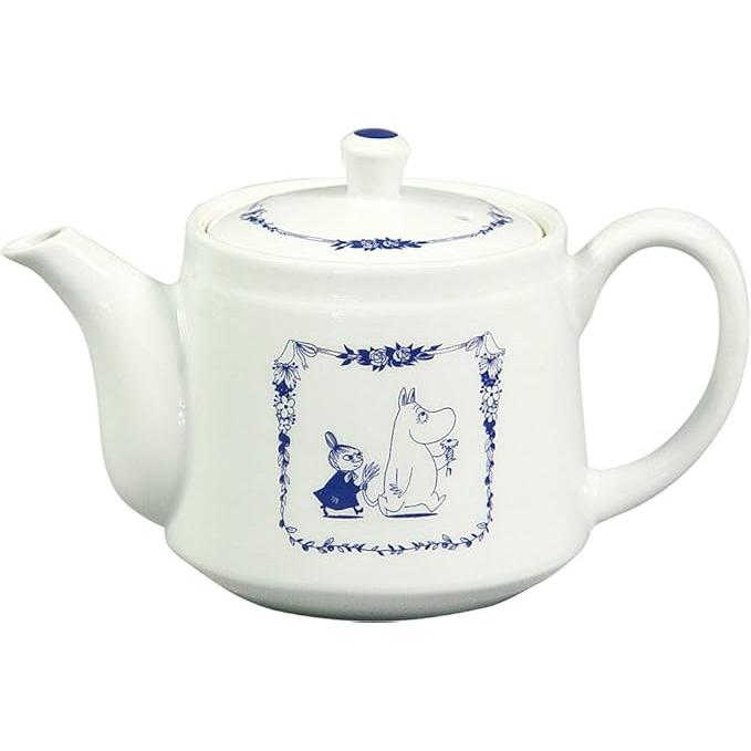 World Create MOOMIN Hasami Ware Teapot 420ml Blue Country Series – Moomin, Little My & Snufkin