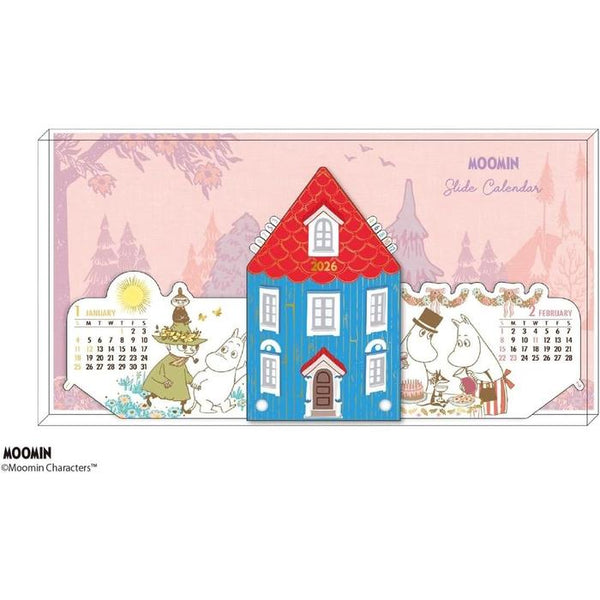 MOOMIN 2026 Slide Calendar