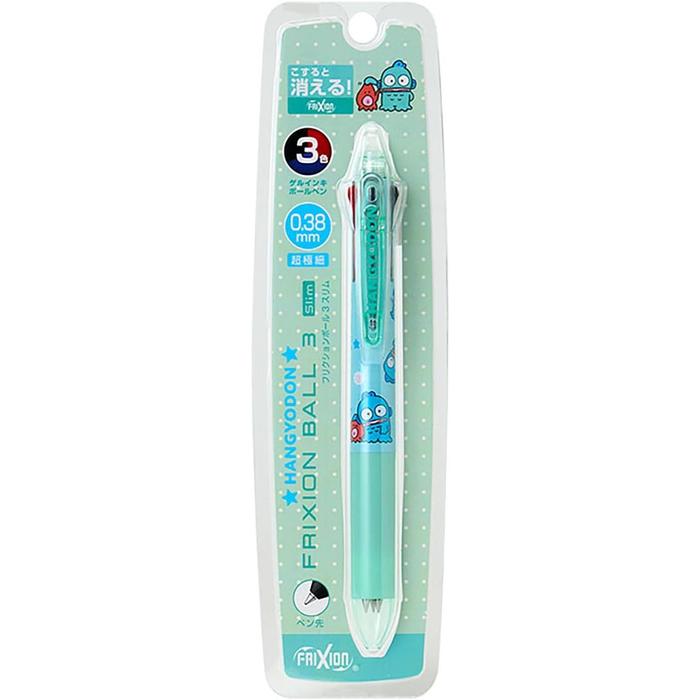 [Variants] Sanrio FriXion Ball 3 Slim – Erasable 3-Color Pen, Cute Japanese Stationery