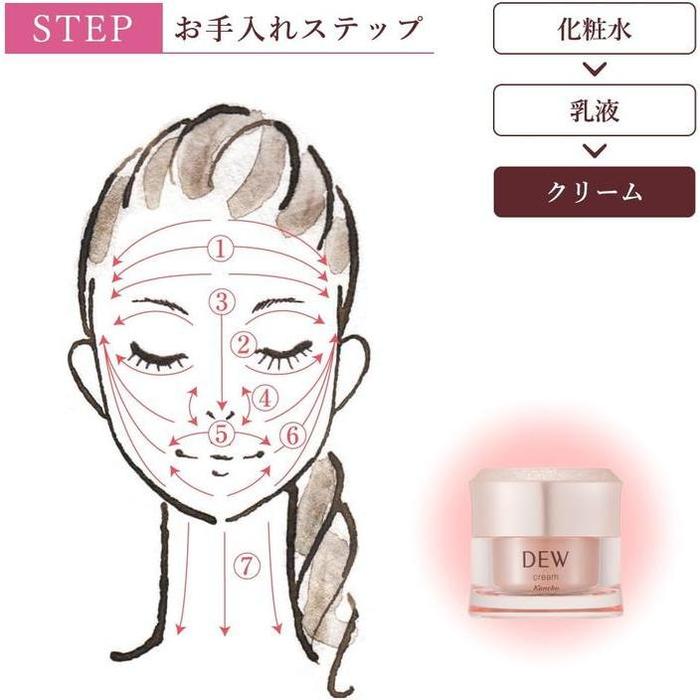 DEW Cream – Rich Moisturizing Face Cream for Smooth, Firm Skin 30g [With alcohol]