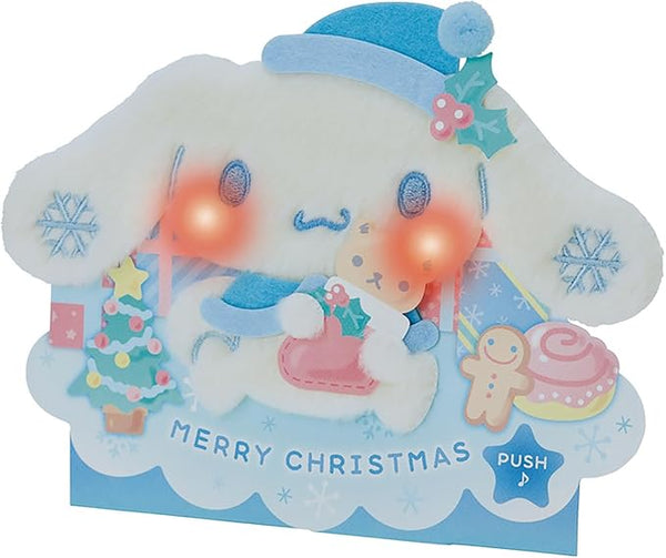 Sanrio Cinnamoroll Christmas Cards, Light & Melody Cards, Plush Message Cards, Greeting Cards