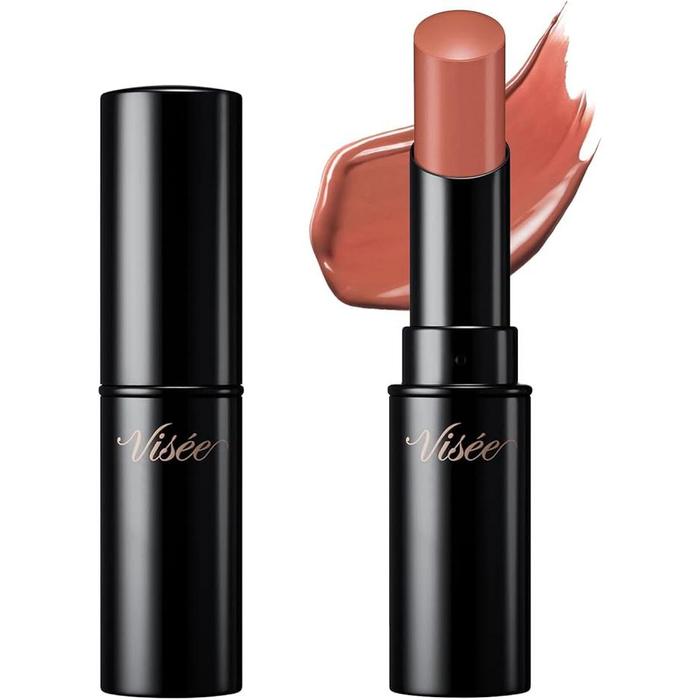 Visee Nenmak Fake Rouge RO651 – Liar Rose Tea Lipstick with Lustrous Finish and Serum Ingredients, 3.8g [Alcohol-Free]