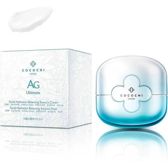 COCOCHI Hydration Balancing Essence Cream Mask – Moisturizing, Soothing Gel Pack for Sensitive Skin 20+90g (No Alcohol)