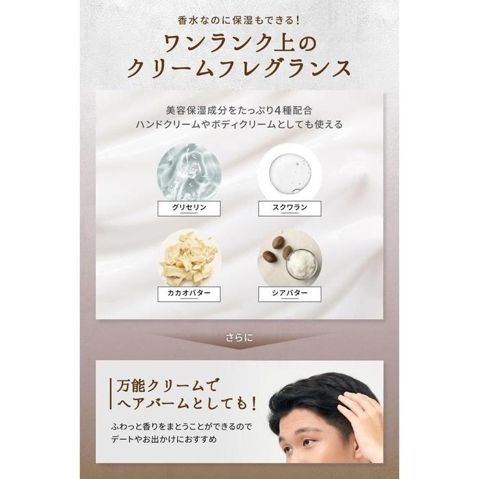 NULL Perfume Cream for Men 30 g – Solid Fragrance Body, Hand & Hair Balm [With alcohol]