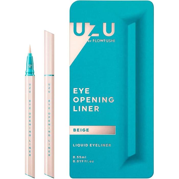 UZU by Flowfushi Color Eye Opening Liner – Hypoallergenic, Alcohol-Free, Hot Water Removable [Alcohol-free]