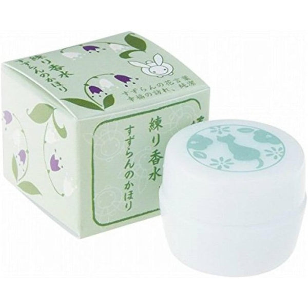 KYOTO KUROCHIKU - Cream perfume with the scent of SUZURAN Lily of the Valley 4.2g [Alcohol-free]