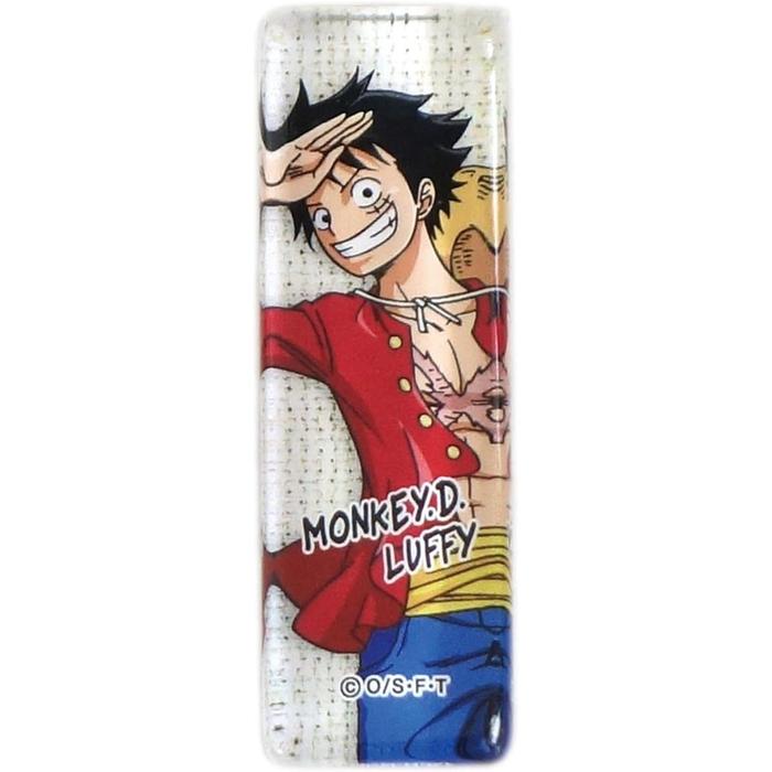 One Piece Straw Hat Pirates Glass Chopstick Rest 2×6 cm – Made in Japan
