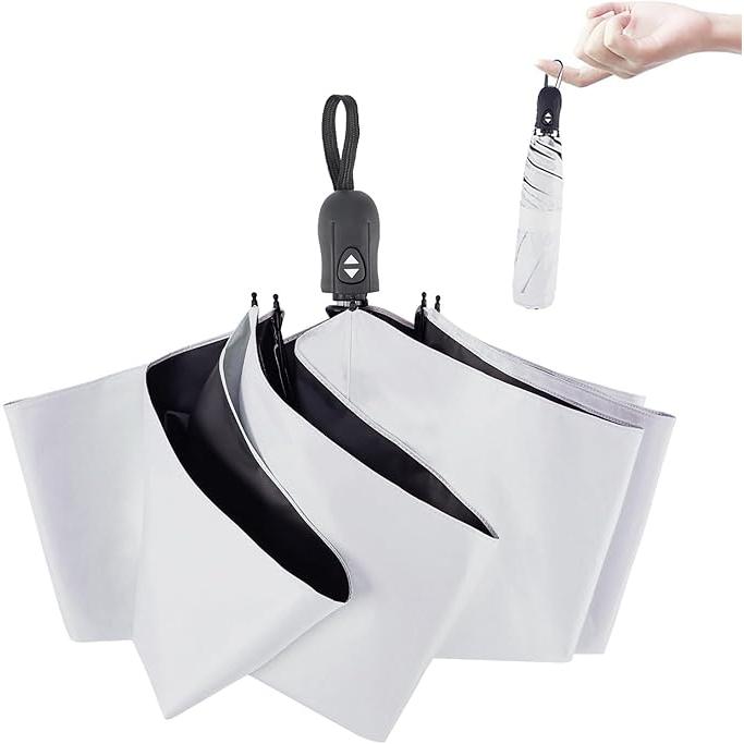 Ultra-Lightweight Foldable Umbrella – 100% UV Protection, Compact, One-Touch Auto Open/Close
