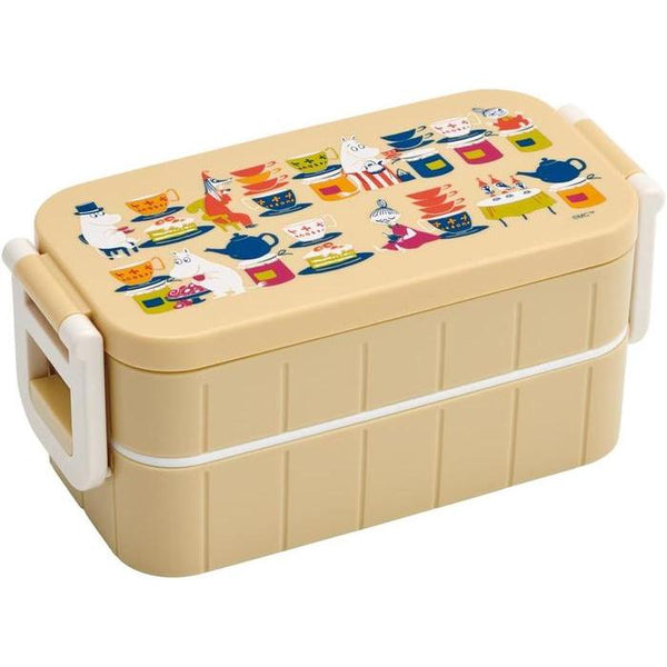 JAPANESE COLLECTION-Skater Antibacterial 2-Tier Lunch Box 600ml, Moomin Mamma