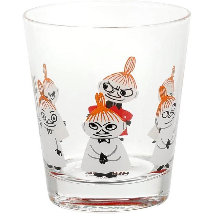 JAPANESE COLLECTION-MOOMIN "Kuppi" Glass Tumbler, Little My Design, 260ml