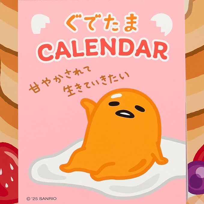 Sanrio Gudetama 2026 Daily Wall Calendar