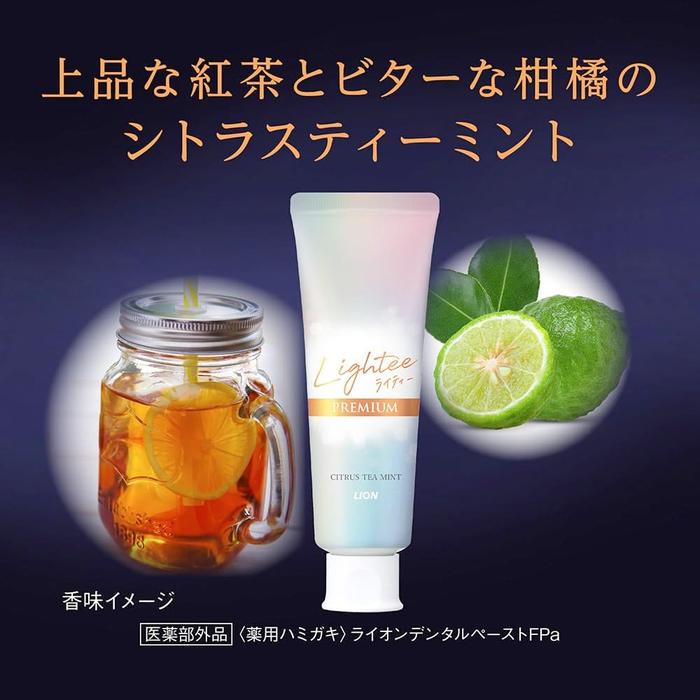 Lightee Premium Whitening Toothpaste - Refreshing Citrus Mint 100g (No Alcohol)