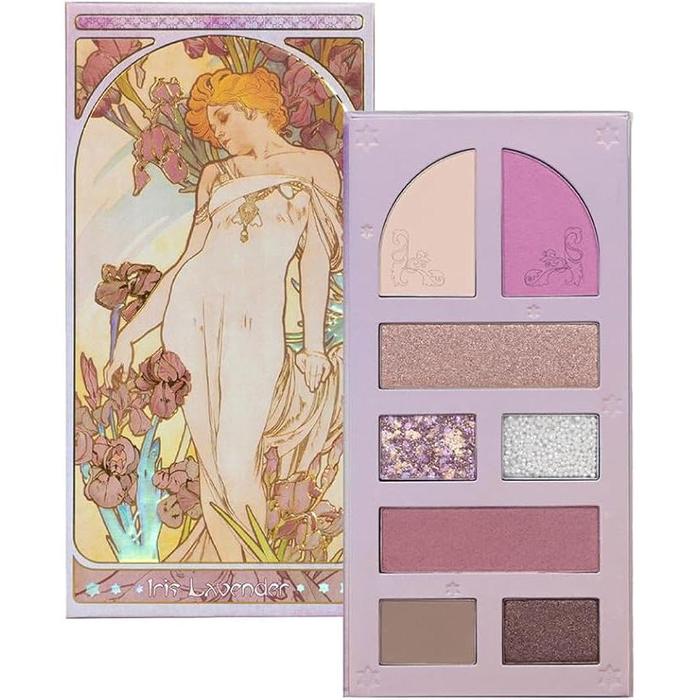MilleFée Lady Flower Multi Palette – Eyeshadow, Blush & Highlighter (Pearl Finish)