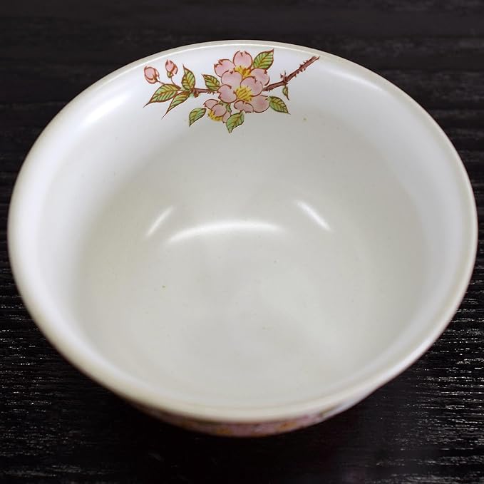 Kutani Ware Rice Bowl – Waza no Kura Sakura Design, Japanese Porcelain, Gift Box, Made in Japan