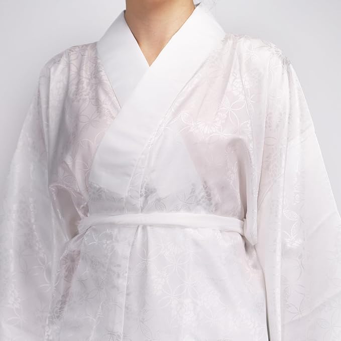 Nagajuban Kimono Inner Garment – Washable, Half Collar, Tailored Design