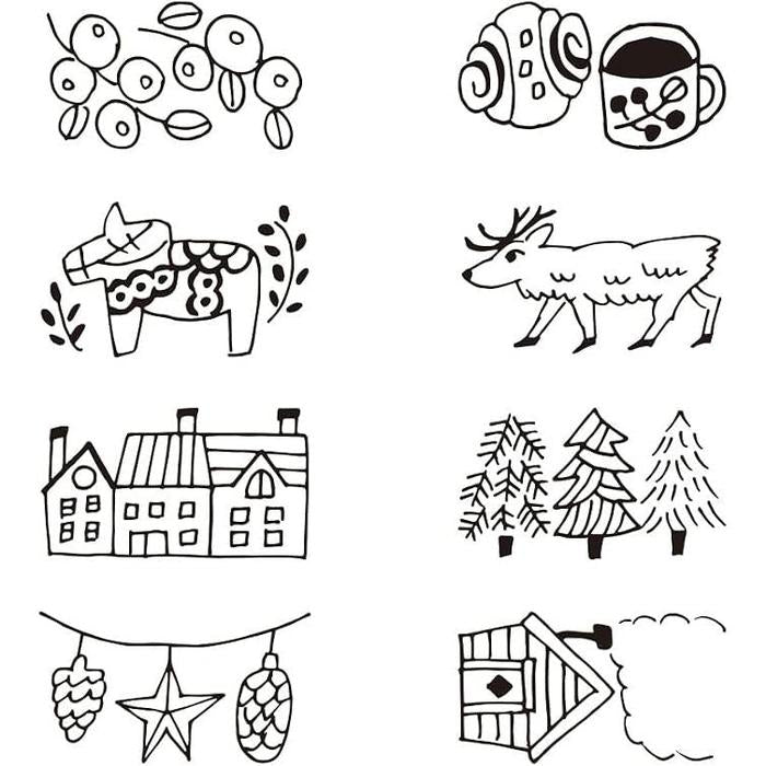 Midori Rotary Stamp – Decorative Dial Stamp