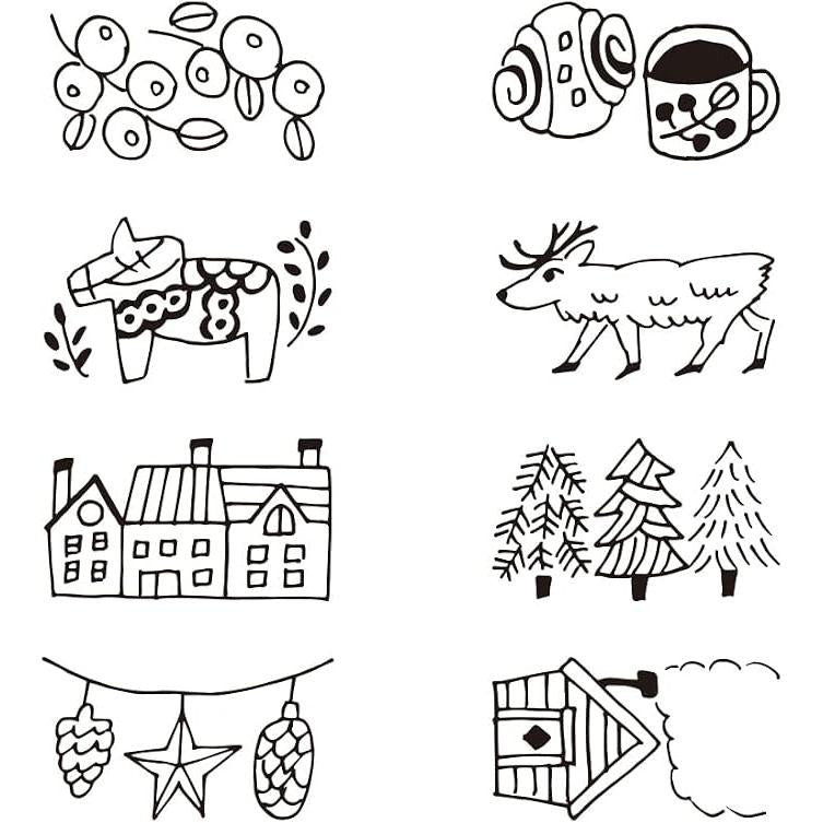 Midori Rotary Stempel – Dekorativer Drehstempel