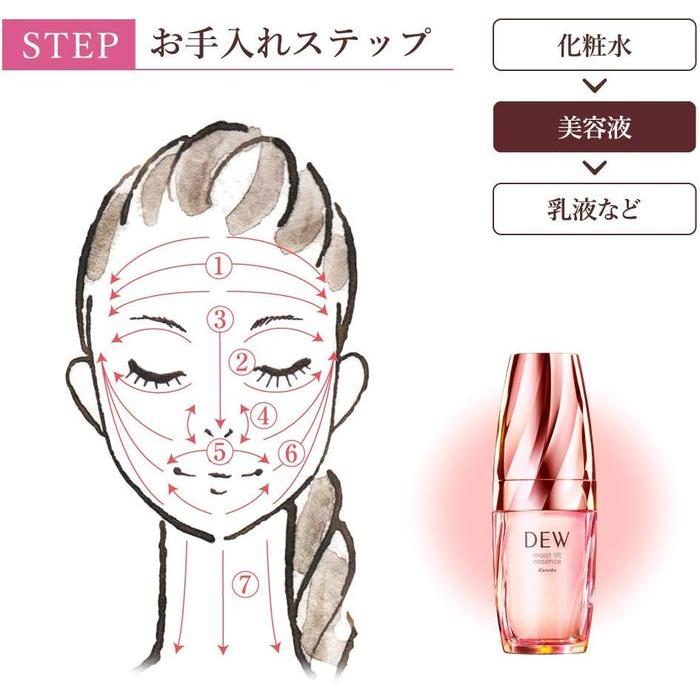DEW Moist Lift Essence – Firming Moisturizing Serum for Plump, Elastic Skin 45g [With alcohol]