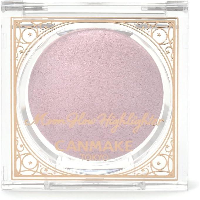 CANMAKE Moon Glow Highlighter – Baked Powder Highlighter, 3.7 g