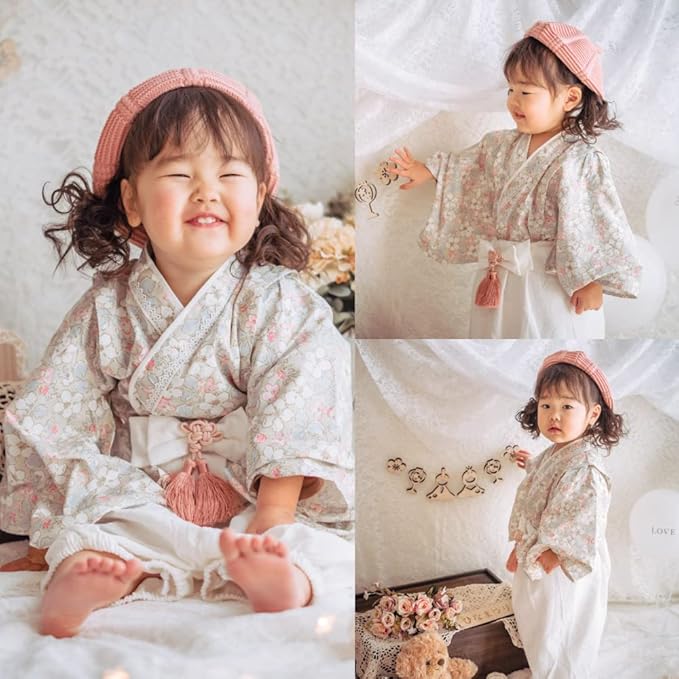 Baby Hakama – 2 Piece Romper Kimono for Boys & Girls (70–90 cm)
