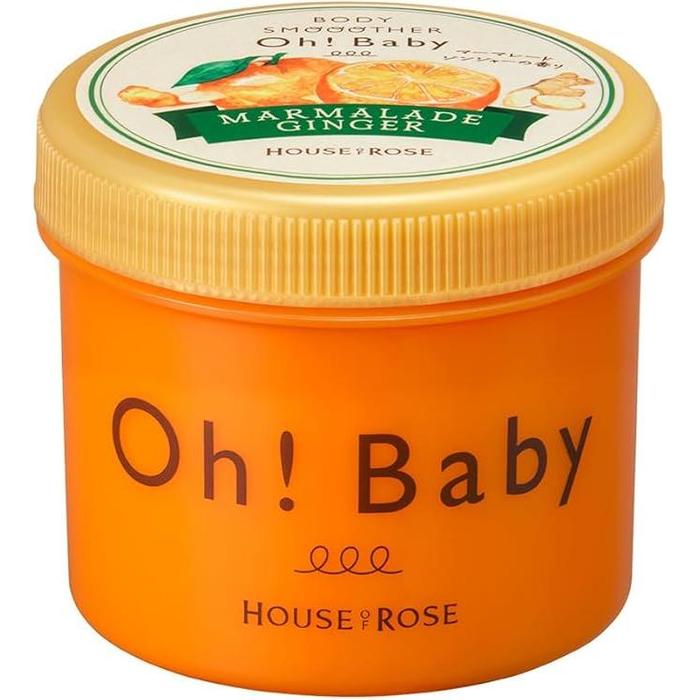 House of Rose Body Smoother MM n – Marmalade Ginger Scented Body Scrub 350g | Exfoliating Care for Elbows, Knees, Heels & Buttocks | Made in Japan [Alcohol-Free]