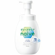 Naive Foam Body Soap Deep Clear Pump 600 ml [Alcohol-free]