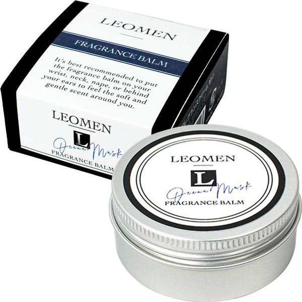 LEOMEN Fragrance Balm Ocean Musk - Cream perfume for men Sea Musk scent 35g [Alcohol-free]