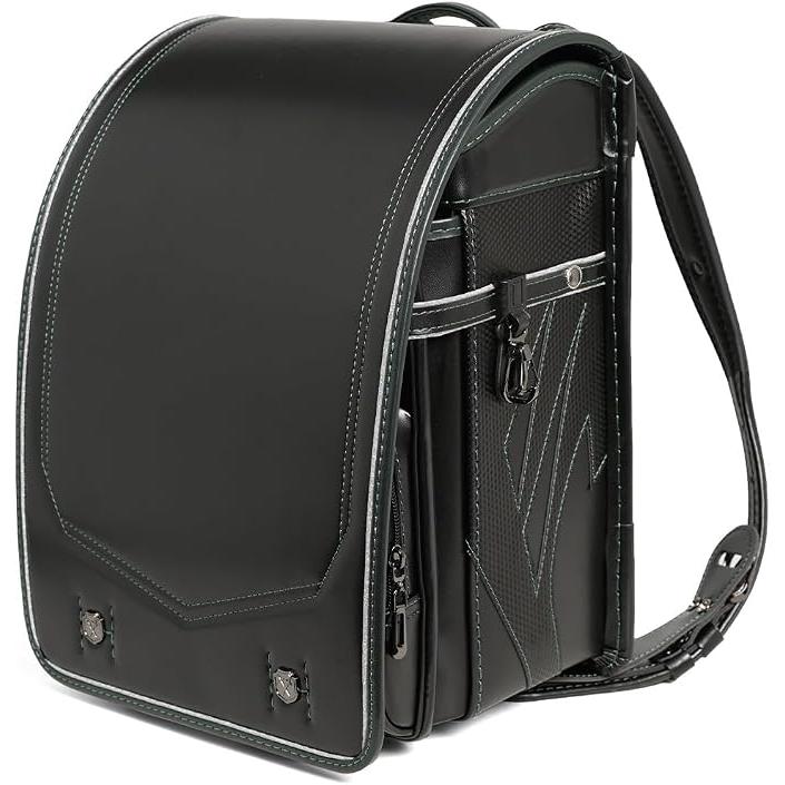 Amant STYLISH CARBON Japanischer Randoseru Schulrucksack für Jungen – 15L, leichtgewichtig