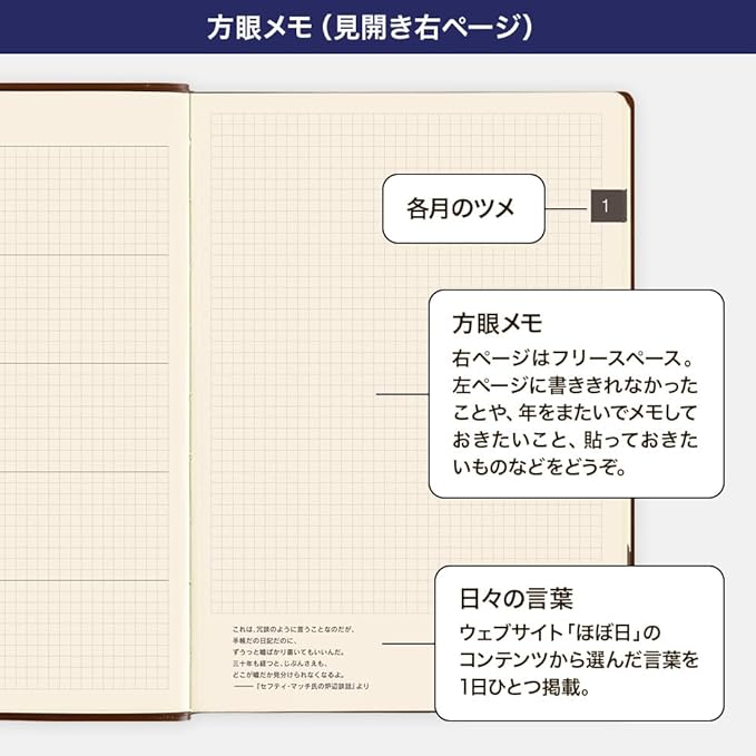Hobonichi 5-Year Notebook 2026–2030 (A5 or A6)