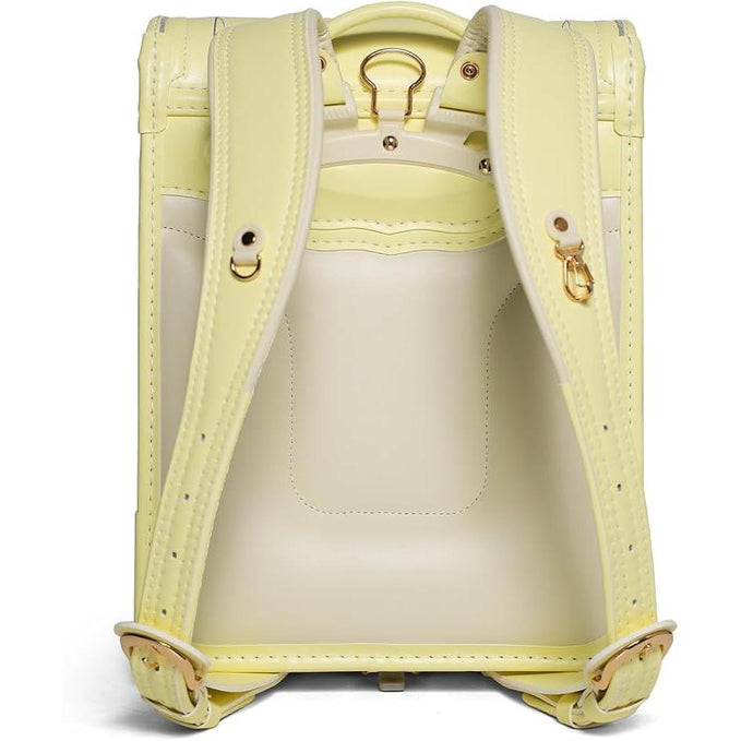 Mochila Escolar Randoseru Japonesa Amant Romantic Flower / Little Ribbon para Niñas – Acabado Perla, 15L, Ultra Ligera