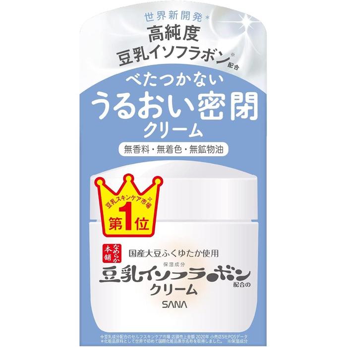 Nameraka Honpo Soy Milk Isoflavone Moisturizing Face Cream – Smooth Hydration & Skin Barrier Support 50g [With alcohol]
