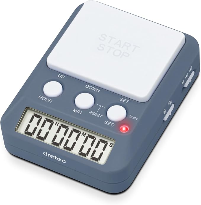 dretec T-587 Leer Timer – Digitale Studie Timer, Stopwatch & Aftelling | Meerdere Kleuren
