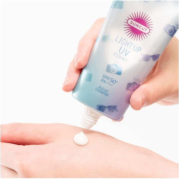 SUNCUT LIGHT UP UV ESSENCE Illuminating sunscreen essence SPF 50+PA++++ 80g [With alcohol]