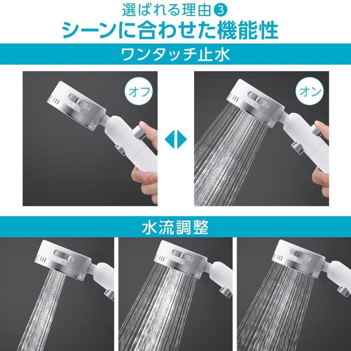 Himaroya Chlorine-Removing Shower Head for skin care