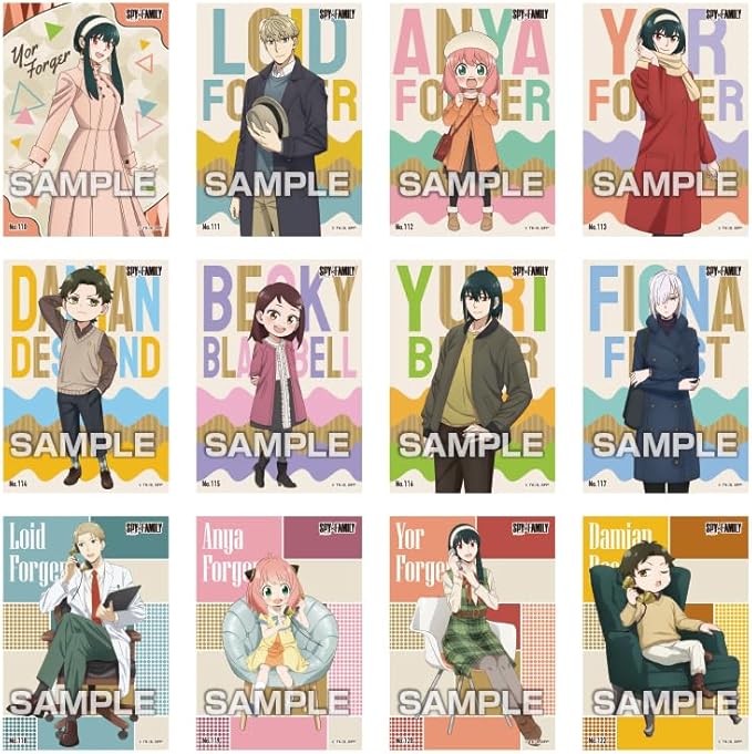 SPY×FAMILY Clear Card Collection Gum Vol.4