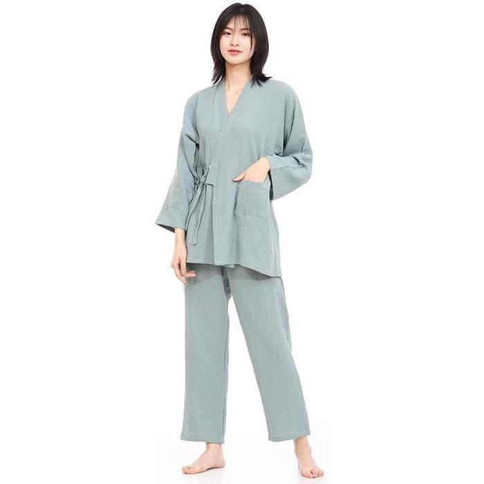 SISOFTLY Samue Set – 100% Cotton Soft Double Gauze (Loungewear / Pajamas)