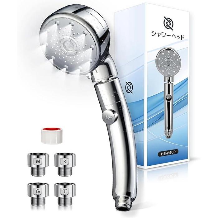 [2025 New Release] TIKUNO Micro Nano Bubble Shower Head – Adjustable, Water-Saving, & High Cleaning Power
